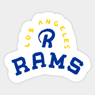 Los Angeles Raaaams 28 Sticker